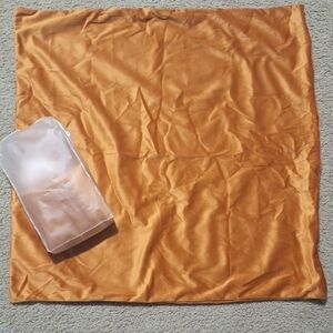 Orange Velvet Pillowcase